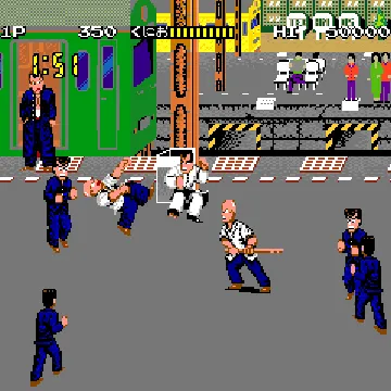 Nekketsu Kouha Kunio-kun (Japan) screen shot game playing